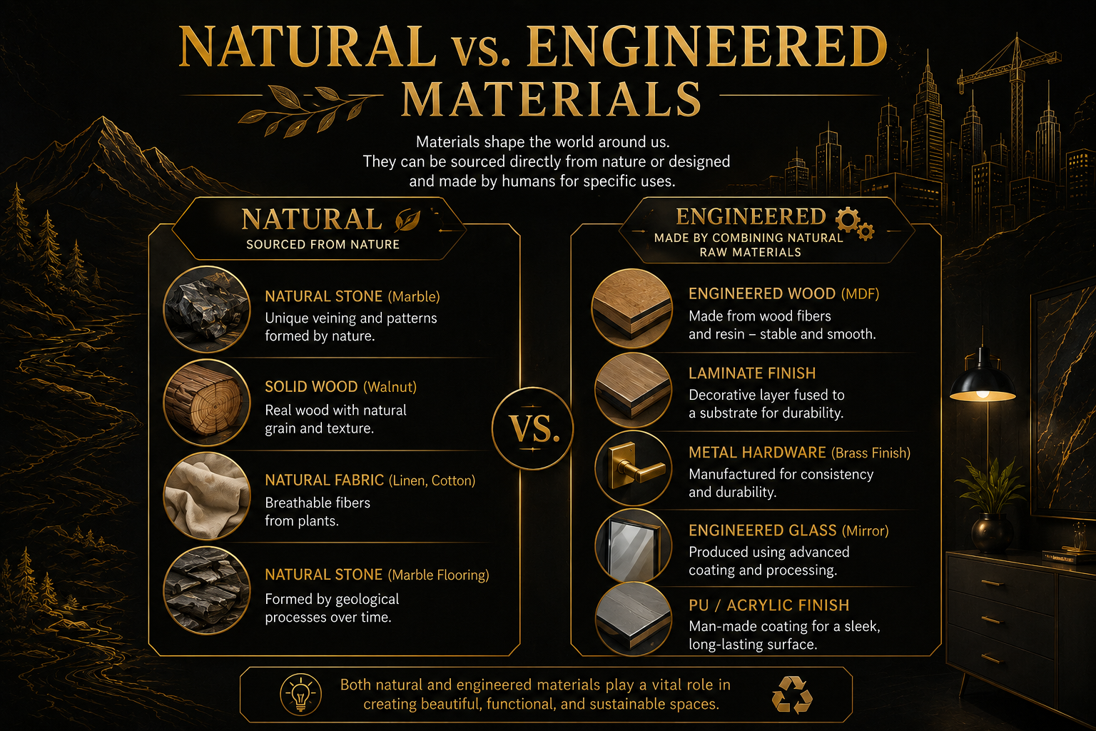 Natural vs. Engineered Materials: Finding the Perfect Fit for Your Bangalore Home